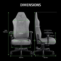 Fauteuil de jeu ergonomique en tissu Iskur V2 X de Razer