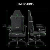 Razer Iskur V2 X Ergonomic Fabric Gaming Chair - Black