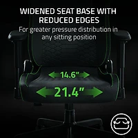 Razer Iskur V2 X Ergonomic Fabric Gaming Chair - Black