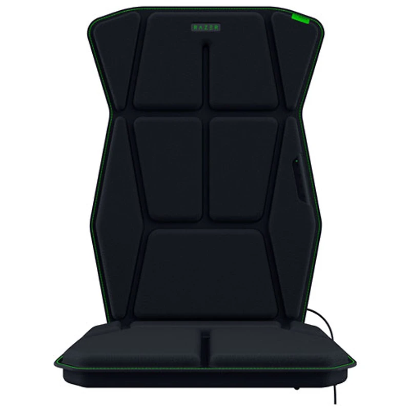 Coussin de fauteuil de jeu à effets haptiques HD Freyja Sensa de Razer - Noir