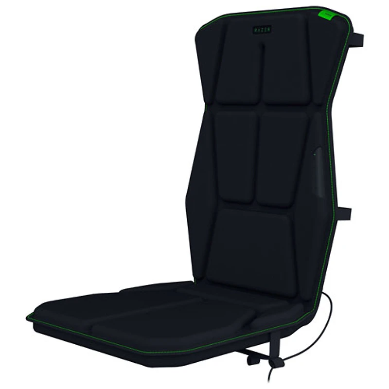 Coussin de fauteuil de jeu à effets haptiques HD Freyja Sensa de Razer - Noir