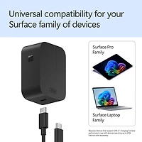 Chargeur mural USB-C de 45 W pour Surface de Microsoft (EP2-29813)