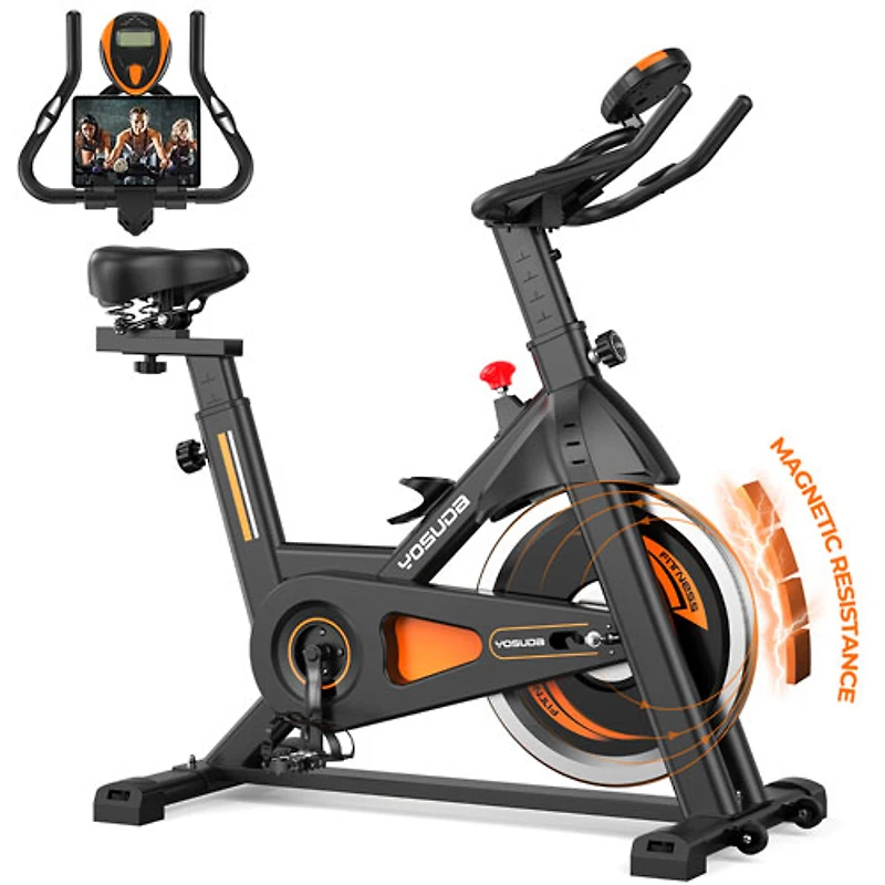 Vélo vertical magnétique YB002C de Yosuda