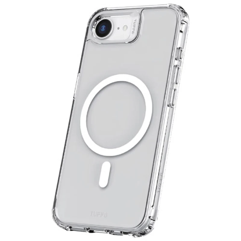 Tuff8 Mag Rugged Fitted Hard Shell Case with MagSafe for iPhone 16e - Clear