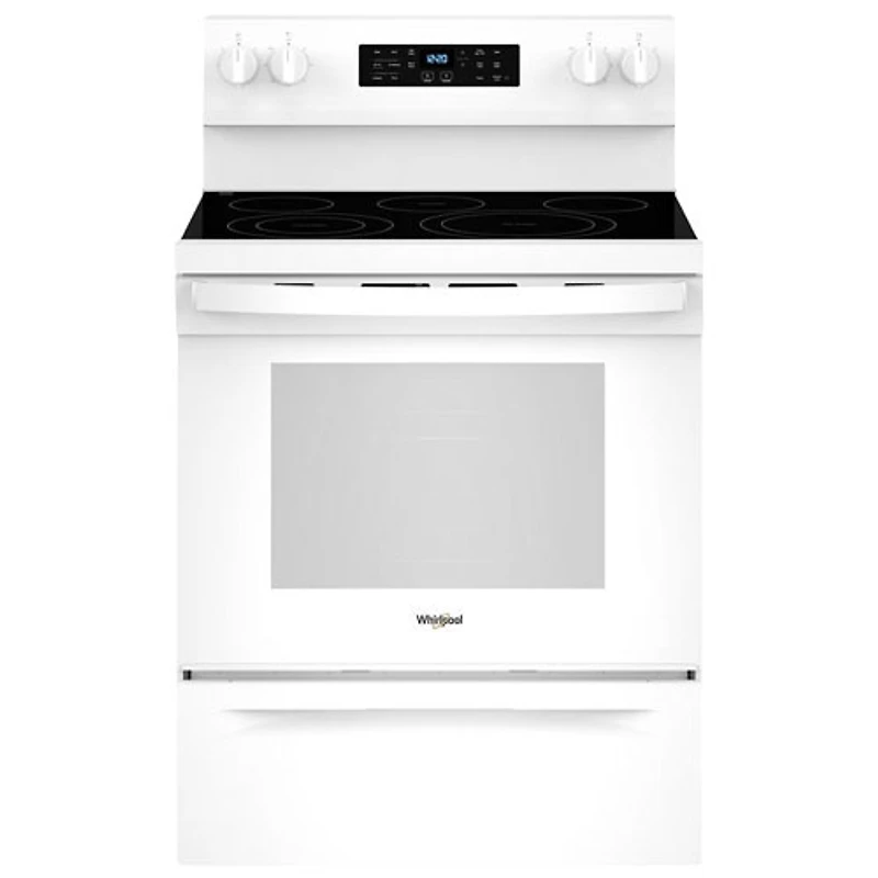 Open Box - Whirlpool 30" 5.3 Cu. Ft. Freestanding Electric Air Fry Range (YWFES5030RW) - White