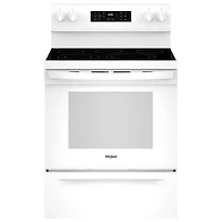 Open Box - Whirlpool 30" 5.3 Cu. Ft. Freestanding Electric Air Fry Range (YWFES5030RW) - White
