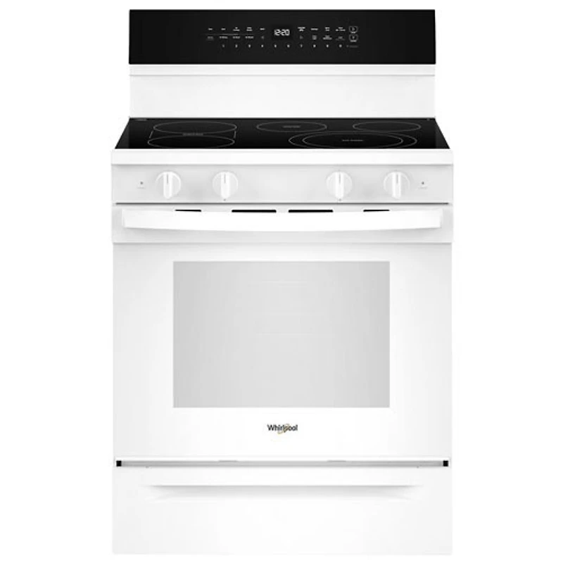 Open Box - Whirlpool 30" 5.3 Cu. Ft. Convection Freestanding Electric Range (YWFES7530RW) - White