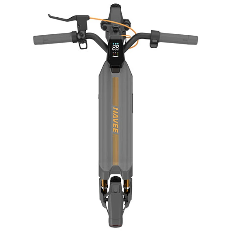 Trottinette électrique GT3 Pro de Navee (moteur 1000 W/autonomie maximale 60 km/vitesse maximale 32 km/h) - Gris