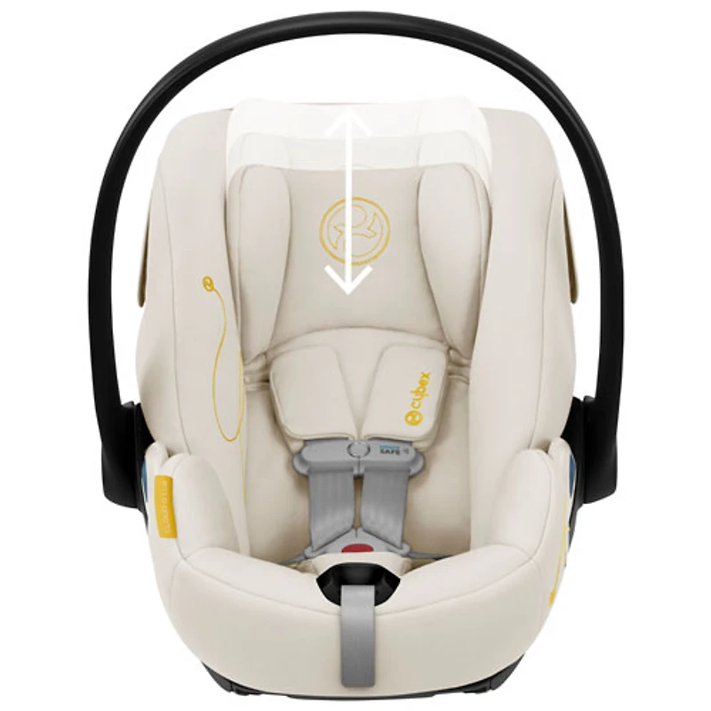 Siège d'auto pour bébé orienté vers l'arrière Cloud G Lux Comfort Extend de Cybex - Beige coquillage