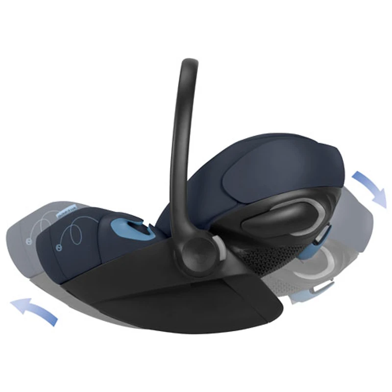 Siège d'auto pour bébé orienté vers l'arrière Cloud G Lux Comfort Extend de Cybex - Bleu océan