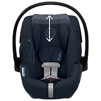 Siège d'auto pour bébé orienté vers l'arrière Cloud G Lux Comfort Extend de Cybex - Bleu océan
