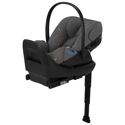 Siège d'auto pour bébé orienté vers l'arrière Cloud G Lux Comfort Extend de Cybex - Gris lave