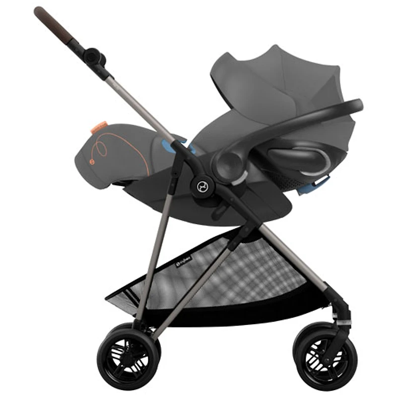 Siège d'auto pour bébé orienté vers l'arrière Cloud G Lux Comfort Extend de Cybex - Gris lave