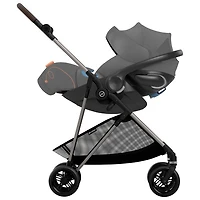 Siège d'auto pour bébé orienté vers l'arrière Cloud G Lux Comfort Extend de Cybex - Gris lave