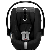 Siège d'auto pour bébé orienté vers l'arrière Cloud G Lux Comfort Extend de Cybex - Noir lunaire