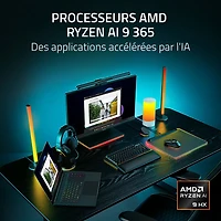 Portable de jeu de 16 po Blade de Razer - Noir (Ryzen AI 9 365 d'AMD/RAM 64 Go/SSD 2 To/RTX 5080)