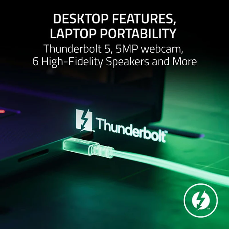 Portable de jeu de 18 po Blade de Razer - Noir (Core Ultra 9 275HX d'Intel/RAM 32 Go/SSD 1 To/RTX 5070 Ti)