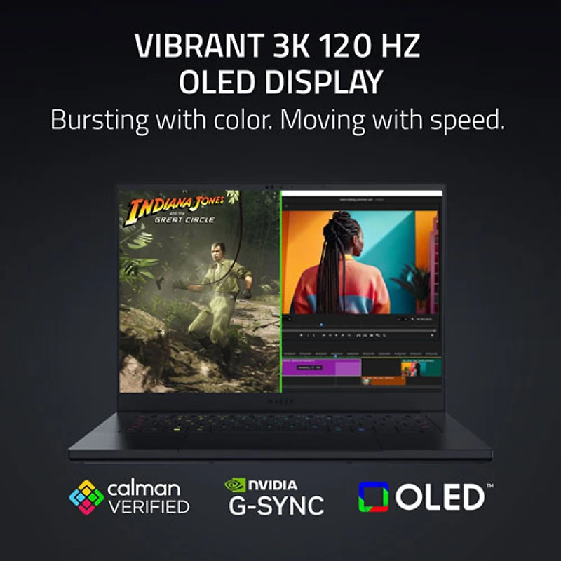Portable de jeu Copilot+ PC de 14 po Blade de Razer - Noir (Ryzen AI 9 365 d'AMD/RAM 32 Go/SSD 1 To/RTX 5070)