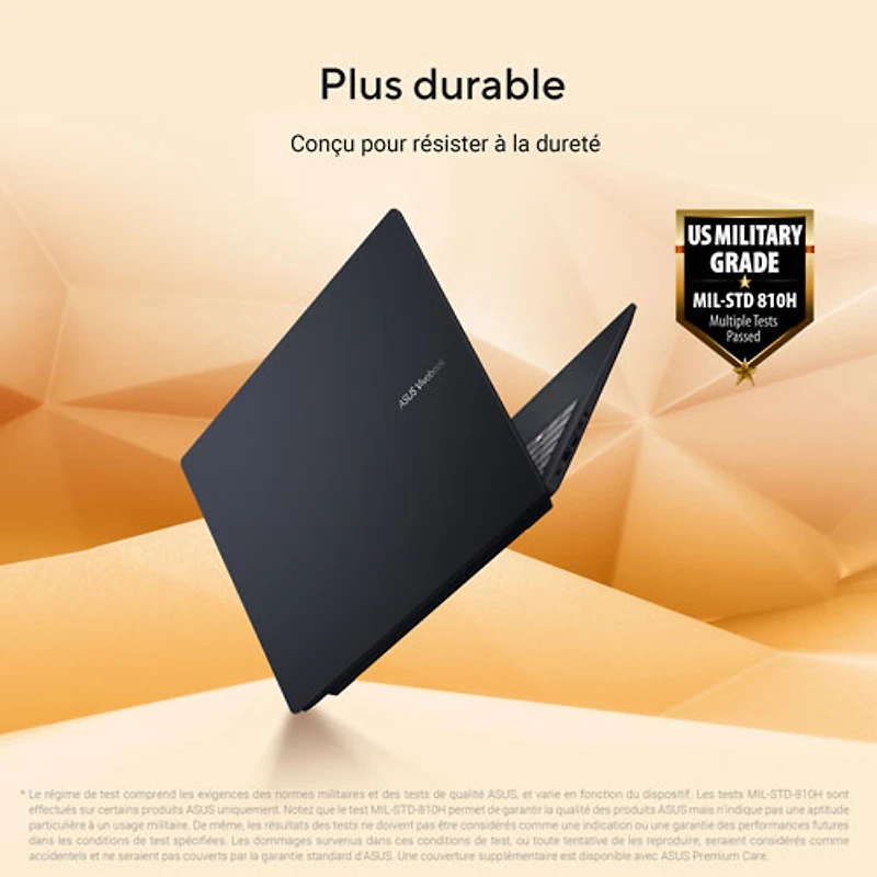 Portable Vivobook de 16 po d'ASUS - Bleu calme (Ryzen AI 7 350 d'AMD/RAM 16 Go/SSD 1 To)