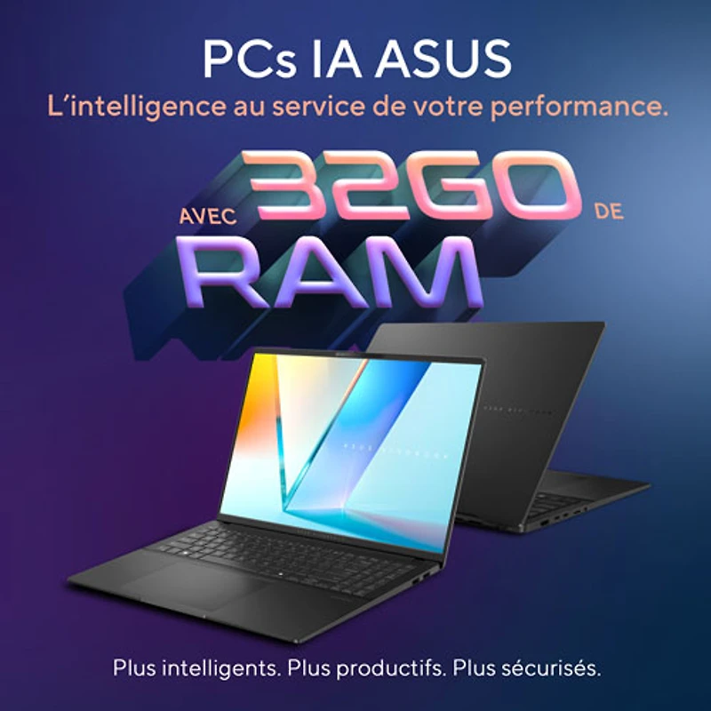 ASUS Vivobook S16 16" AI Laptop - Neutral Black (Intel Core Ultra 7 255H/32GB RAM/1TB SSD)