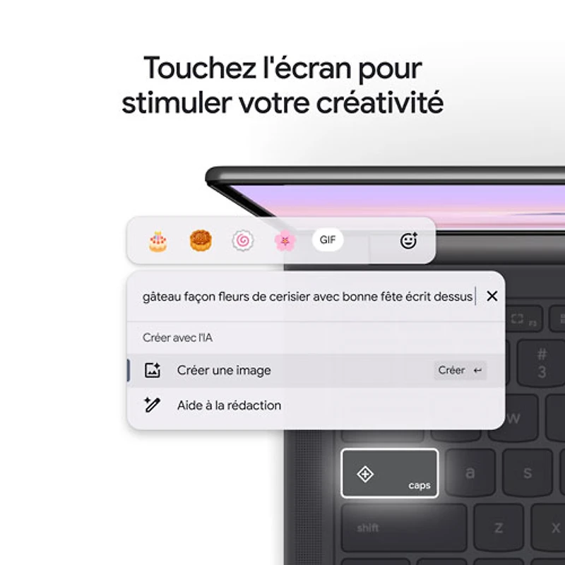 Chromebook Plus de 14 po Slim 3i de Lenovo avec 12 mois de forfait Google AI Pro - (Core i3-N305 d'Intel/RAM 8 Go/SSD 128 Go)