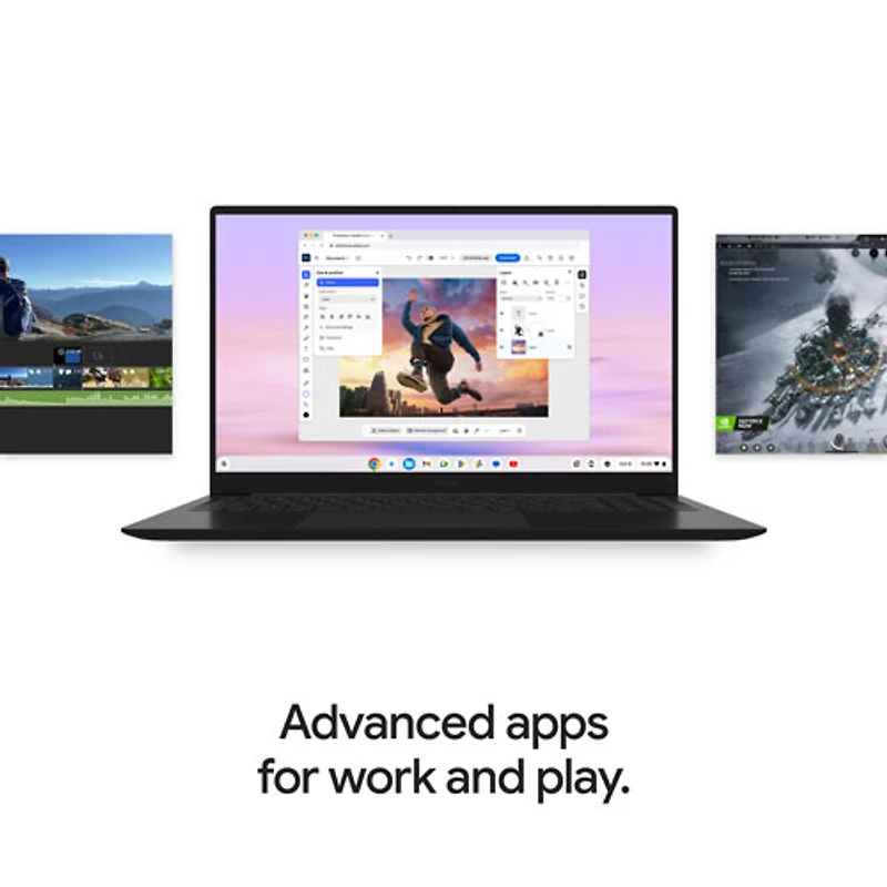 Chromebook Plus de 14 po Slim 3i de Lenovo avec 12 mois de forfait Google AI Pro - (Core i3-N305 d'Intel/RAM 8 Go/SSD 128 Go)