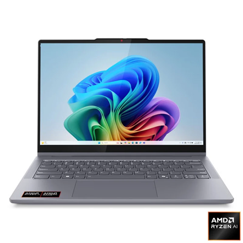 Lenovo IdeaPad 5 14" Touchscreen 2-in-1 Copilot+ PC Laptop - Luna Grey (AMD Ryzen AI 5/16GB RAM/512GB SSD)