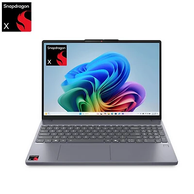 Lenovo IdeaPad Slim 3x 15.3" Copilot+ PC Laptop - Luna Grey (Snapdragon X/16GB RAM/512GB SSD/Windows 11)