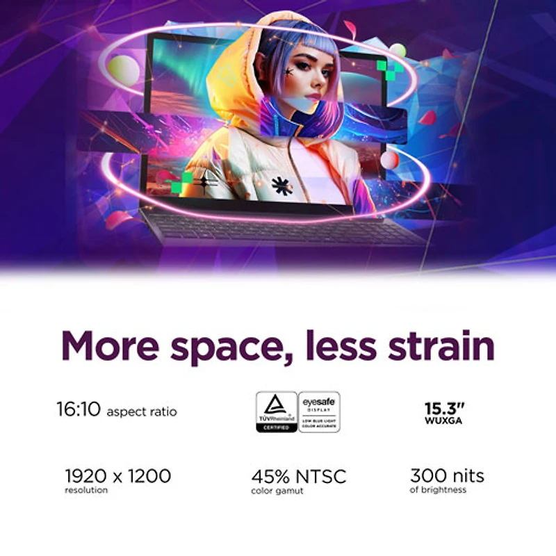 Portable de 15,3 po IdeaPad Slim 3x Copilot+ PC de Lenovo - Gris luna (Snapdragon X/RAM 16 Go/SSD 512 Go/Windows 11)