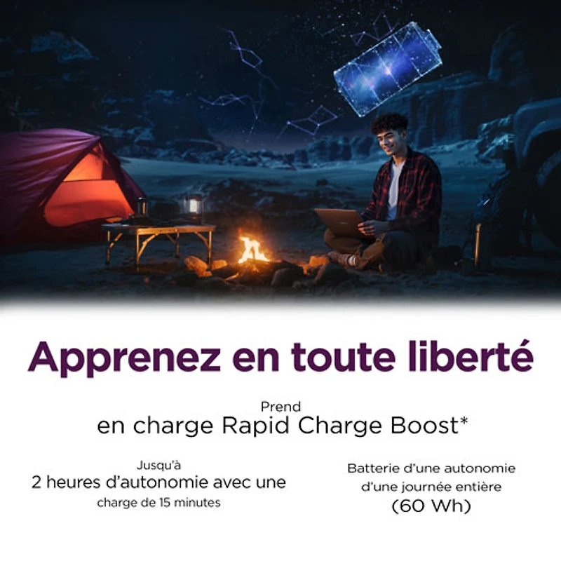 Portable de 15,3 po IdeaPad Slim 3x Copilot+ PC de Lenovo - Gris luna (Snapdragon X/RAM 16 Go/SSD 512 Go/Windows 11)