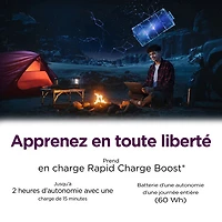 Portable de 15,3 po IdeaPad Slim 3x Copilot+ PC de Lenovo - Gris luna (Snapdragon X/RAM 16 Go/SSD 512 Go/Windows 11)