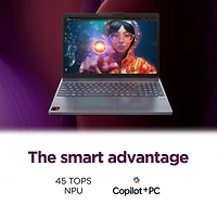 Portable de 15,3 po IdeaPad Slim 3x Copilot+ PC de Lenovo - Gris luna (Snapdragon X/RAM 16 Go/SSD 512 Go/Windows 11)
