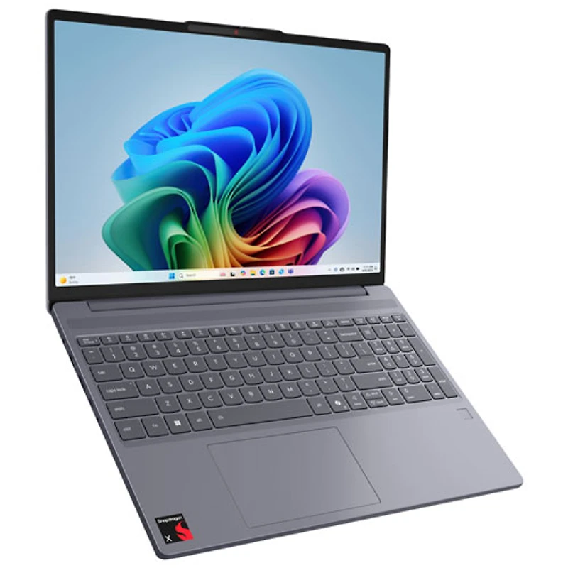 Portable de 15,3 po IdeaPad Slim 3x Copilot+ PC de Lenovo - Gris luna (Snapdragon X/RAM 16 Go/SSD 512 Go/Windows 11)