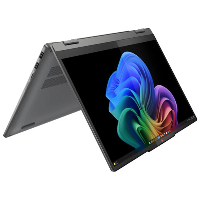 Portable à écran tactile 2-en-1 de 14 po IdeaPad 5x de Lenovo - Gris luna (Snapdragon X Plus de Qualcomm/RAM 16 Go/SSD 1 To/Windows 11)