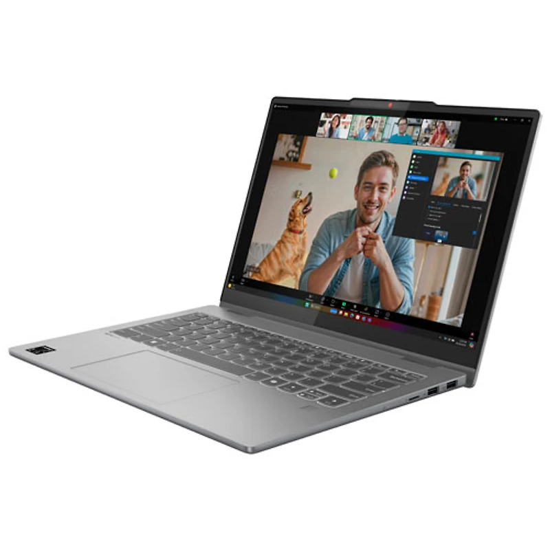 Portable à écran tactile 2-en-1 de 14 po IdeaPad 5x de Lenovo - Gris luna (Snapdragon X Plus de Qualcomm/RAM 16 Go/SSD 1 To/Windows 11)