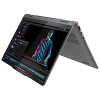 Portable à écran tactile 2-en-1 de 14 po IdeaPad 5x de Lenovo - Gris luna (Snapdragon X Plus de Qualcomm/RAM 16 Go/SSD 1 To/Windows 11)