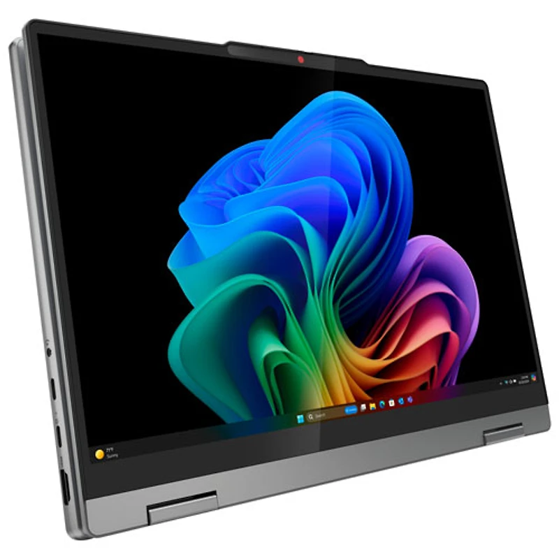Portable à écran tactile 2-en-1 de 14 po IdeaPad 5x de Lenovo - Gris luna (Snapdragon X Plus de Qualcomm/RAM 16 Go/SSD 1 To/Windows 11)
