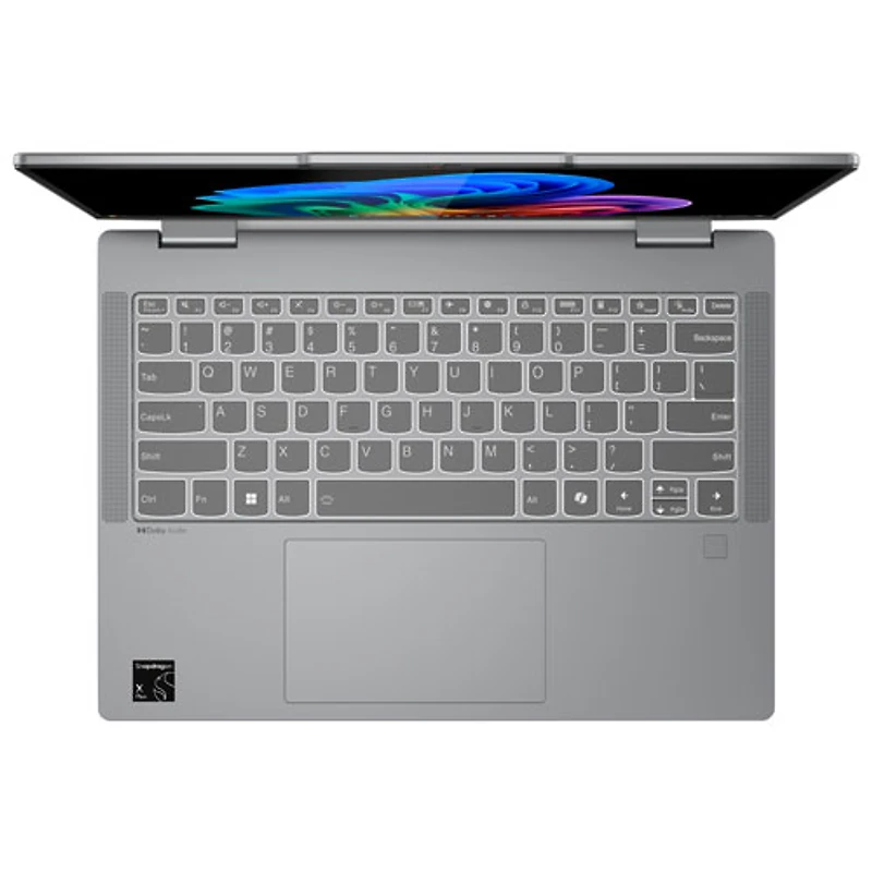 Portable à écran tactile 2-en-1 de 14 po IdeaPad 5x de Lenovo - Gris luna (Snapdragon X Plus de Qualcomm/RAM 16 Go/SSD 1 To/Windows 11)