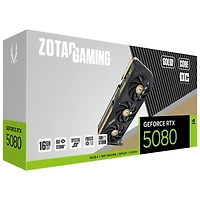 Carte graphique de jeu GeForce RTX 5080 Solid Core OC 16 Go GDDR7 de ZOTAC