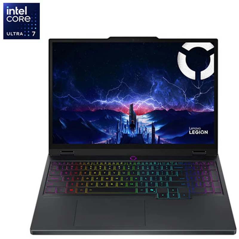 Portable de jeu 15,1 po Legion 5i de Lenovo - Noir éclipse (Core Ultra 7-255HX d'Intel/RAM 16 Go/SSD 1 To/RTX 5050)