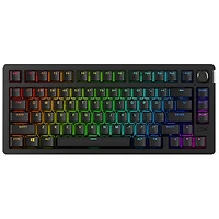 Clavier de jeu Bluetooth mécanique ergonomique rétroéclairé Alloy Rise 75 de HyperX