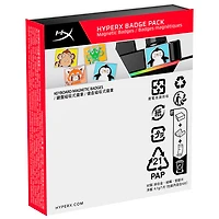 HyperX Magnetic Badges for Alloy Rise Keyboards