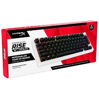 Plaque supérieure avec bouton rotatif Alloy Rise 75 de HyperX