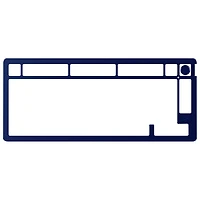 HyperX Alloy Rise 75 Top Plate & Knob - Navy