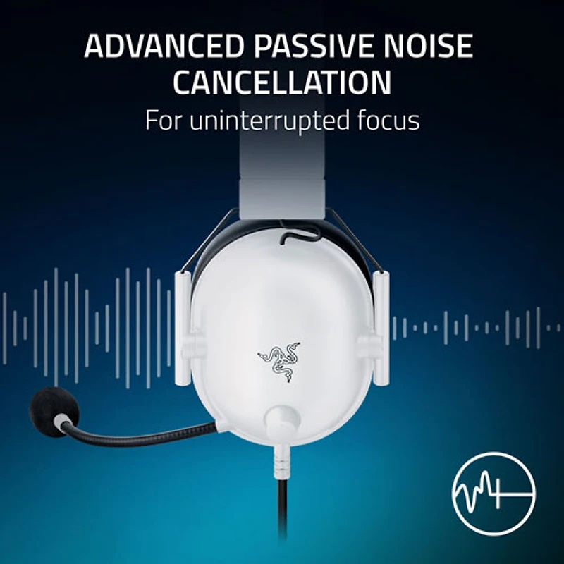 Razer BlackShark V2 X Gaming Headset for PS5 - White