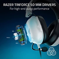 Razer BlackShark V2 X Gaming Headset for PS5 - White