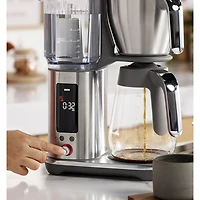 Cafetière en verre Luxe Glass de Breville - 12 tasses - Acier inoxydable brossé
