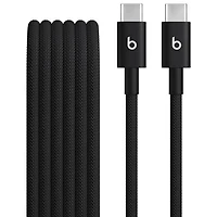 Câble tissé USB-C à USB-C de 1,5 m (4,9 pi) de Beats By Dr. Dre (MDGA4LL/A) - Noir éclair