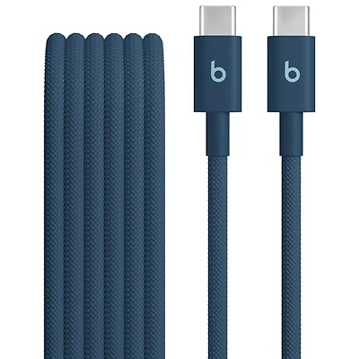 Beats By Dr. Dre 1.5m (4.9 ft.) USB-C to USB-C Woven Cable (MDGE4LL/A) - Nitro Navy
