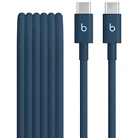 Beats By Dr. Dre 1.5m (4.9 ft.) USB-C to USB-C Woven Cable (MDGE4LL/A) - Nitro Navy